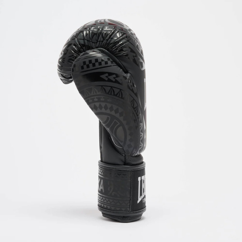 Боксерські рукавиці Leone GN329 HAKA Black 14 унцій