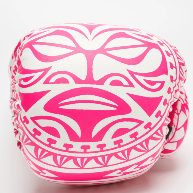 Боксерські рукавиці Leone GN329 HAKA White/Pink 10 унцій