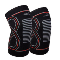 Наколінники спортивні PowerPlay PP-4099 Knee SupportЧорно/Червоні L/XL (пара)