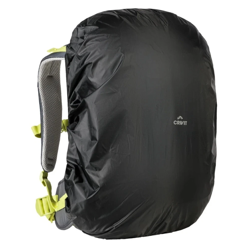 Спортивний рюкзак з дощовиком 30L Crivit сірий з жовтим