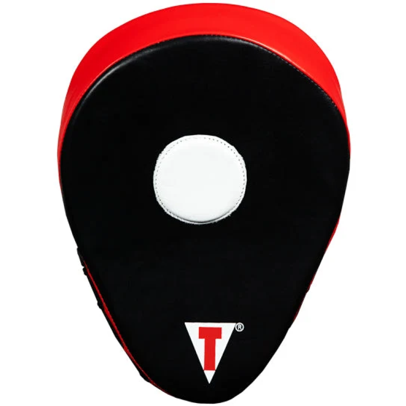 Лапи боксерські TITLE Boxing Incredi-Ball Leather Punch Mitts 2.0 Black/Red