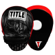 Лапи боксерські TITLE Boxing Incredi-Ball Leather Punch Mitts 2.0 Black/Red