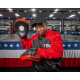 Лапи боксерські TITLE Boxing Incredi-Ball Leather Punch Mitts 2.0 Black/Red