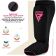 Захист гомілки та стопи RDX Shin Instep Foam Black/Pink M