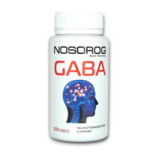 Добавка для здоровья, GABA, NOSOROG, 60 капсул