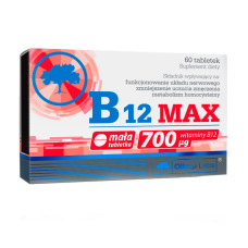 Витамины и минералы, B12 MAX, OLIMP, 60 таблеток