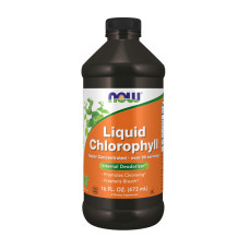 Добавка для здоровья, Liquid Chlorophyll, NOW, 473 мл (Мята)