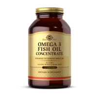 Омега-3, Omega 3 Fish Oil Concentrate, Solgar, 120 капсул