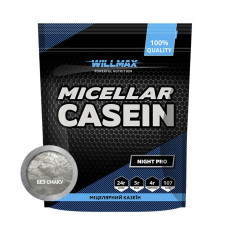Казеин, Micellar Casein, Willmax, 900 г (Без вкуса)