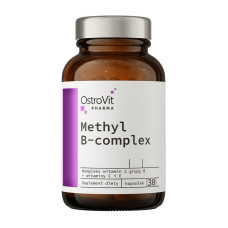 Витамины и минералы, Methyl B-complex, OstroVit, 30 капсул