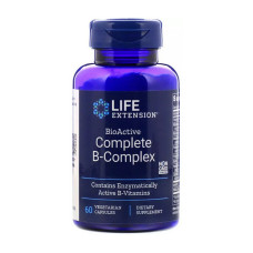 Витамины и минералы, BioActive B-Complex Complete, Life Extension, 60 капсул
