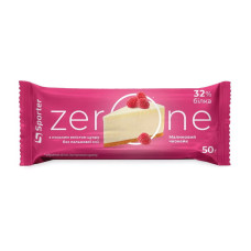 Протеиновый батончик, ZerOne, Sporter, 50 г (Малиновый чизкейк)