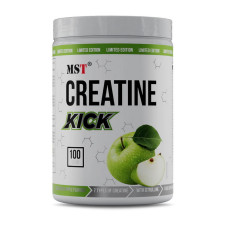 Креатин, Creatine Kick, MST, 1 кг (Кисле зелене яблуко)
