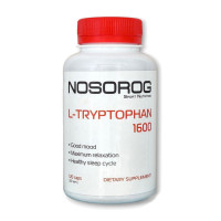 Амінокислоти, L-Tryptophan 1600, NOSOROG, 120 капсул