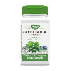Добавка для здоров'я, Gotu Kola, Nature's Way, 100 капсул