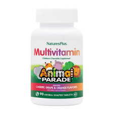 Витамины, Animal Parade Children's Multi-vitamin, Natures Plus, 90 таблеток (Арбуз)