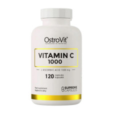 Витамины, Vitamin C 1000, OstroVit, 120 капсул