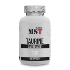 Таурин, Taurine 500 mg, MST, 120 капсул