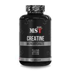 Креатин, Creatine Monohydrate 3400 mg, MST, 300 капсул