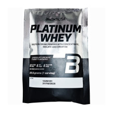 Сироватковий протеїн, Platinum Whey, BioTech, 22,5 г (Солона карамель)