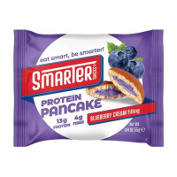 Заменитель питания, Protein Pancake, Smarter Snacks, 55 г (Черника со сливками)