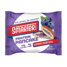 Заменитель питания, Protein Pancake, Smarter Snacks, 55 г (Черника со сливками)