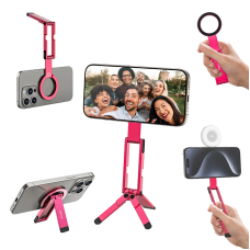 Тримач телефона Ulanzi MA60 Foldable Magnetic Phone Tripod (Pink)