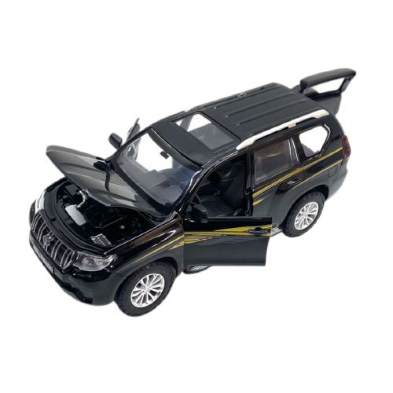 Машина металлическая "Toyota Land Cruiser Prado" из серии "Автопром" (черная)