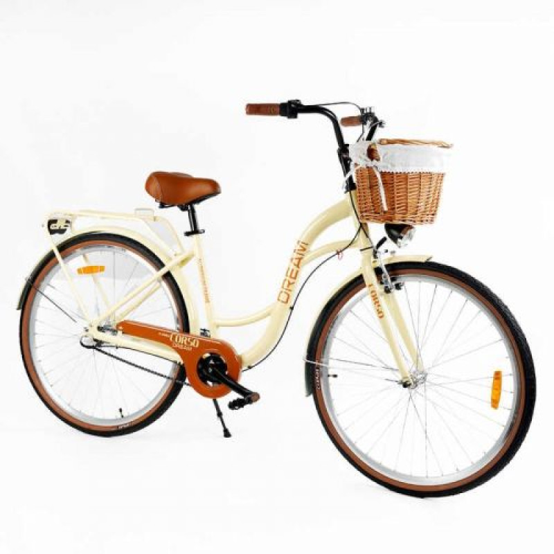 Велосипед городской Corso Dream 28" DM-28012 + корзина