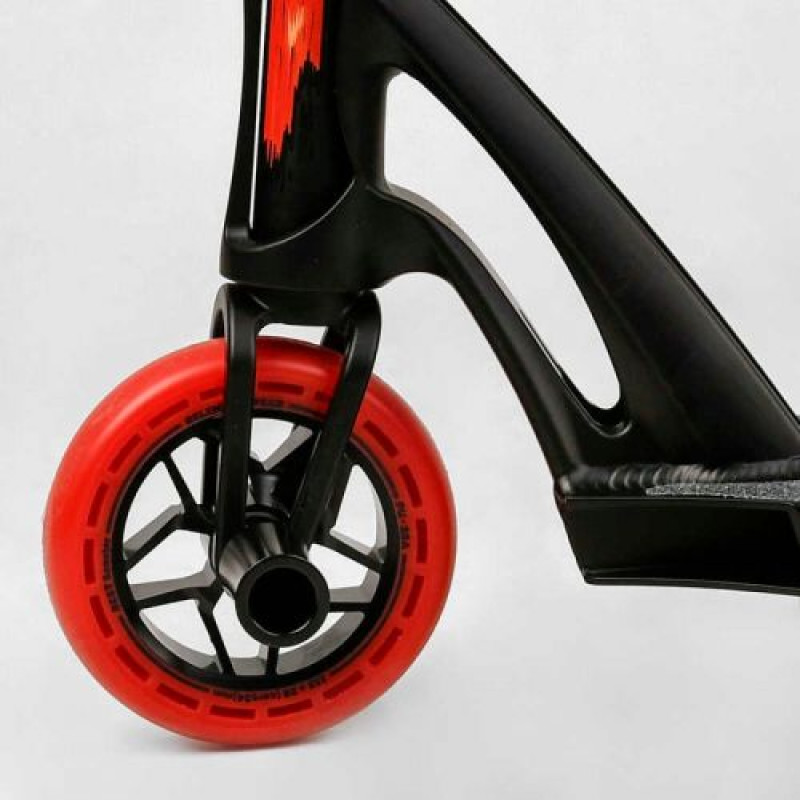 Самокат трюковой "Best Scooter" FEAR, SCS-система, ПЕГИ, алюминиевый диск и дека, PU колеса, d=115 мм, ширина руля 58 см