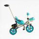 Велосипед 3-х колесный BS-70815 Best Trike колеса EVA переднее 10”, заднее 8”, стальная рама, УКР. Озвучка, родительская ручка, в коробке