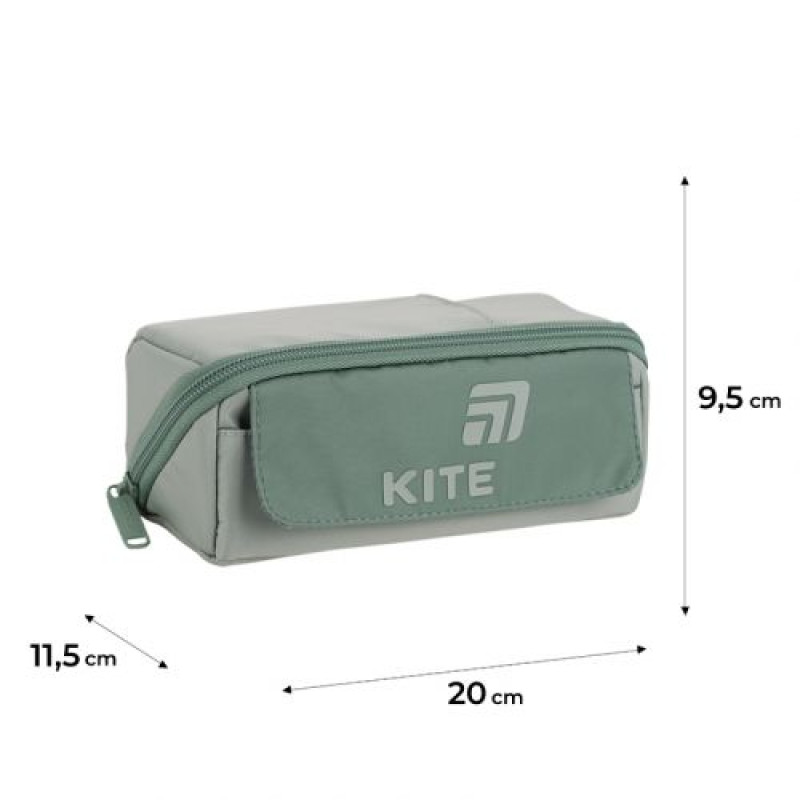 Пенал Kite 2702-3 оливковый