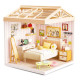 Конструктор-румбокс Mini House серии Интерьер – Спальня (свет)
