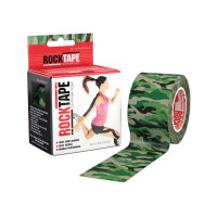Кінезіо тейп RockTape Design (5см х 5м) Зеленый камуфляж