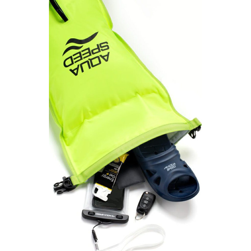 Буй для плавання Aqua Speed OPEN WATER SWIM BUOY 17L 63226 зелений Уні 37 x 72 см