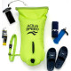 Буй для плавання Aqua Speed OPEN WATER SWIM BUOY 17L 63226 зелений Уні 37 x 72 см