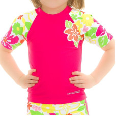 Топ сонцезахисний для дівчат Aqua SpeedT-SHIRT FLOWER