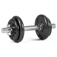 Гантеля набірна LiveUp Dumbbell Set, регульована, 10 кг, сталь/пластик, чорна
