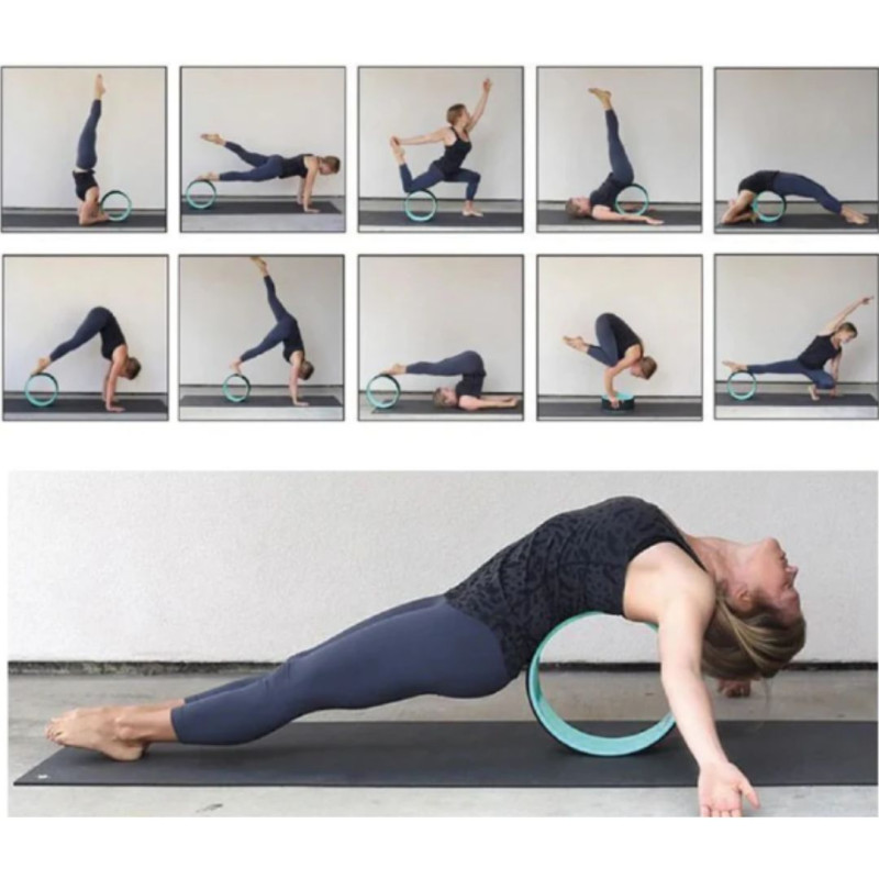 Колесо для йоги та фітнесу LiveUp YOGA RING