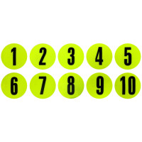Набір плоских фішок з цифрами Meta Flat Number Marker Set of 10