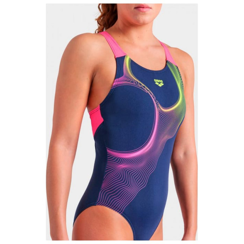 Купальник для жінок Arena RIPPLES SWIMSUIT V BACK B