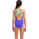 Купальник закритий для дівчат Arena GRAPHIC SWIMSUIT V BACK