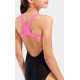 Купальник закритий для дівчат Arena SUNRISE SWIMSUIT SWIM PRO BACK чорний, бірюзовий, рожевий Діт 152 см