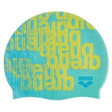 Шапочка для плавання Arena PRINT JR блакитний, жовтий Діт OFSM