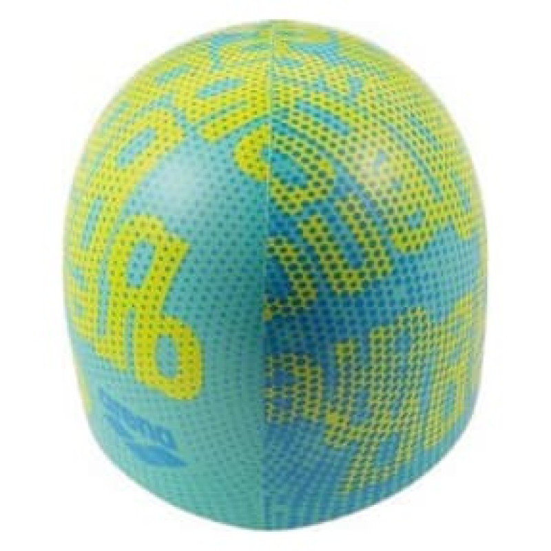 Шапочка для плавання Arena PRINT JR блакитний, жовтий Діт OFSM