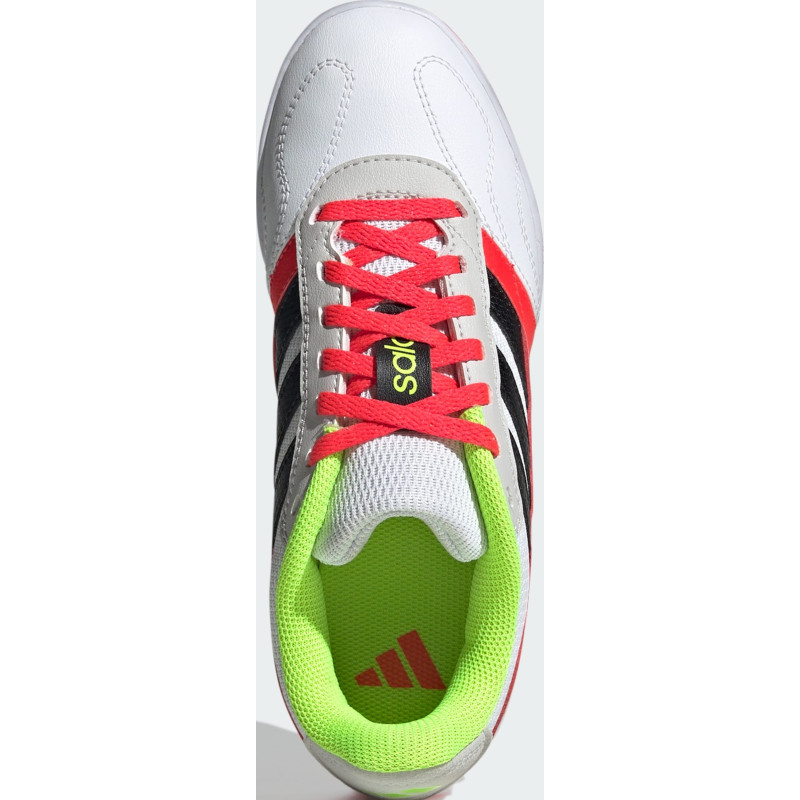 Футзалки Adidas SUPER SALA III J білий, червоний Діт 35.5 EU (21,6см)