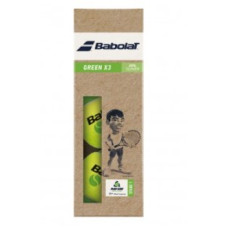 М'ячі для тенісу Babolat GREEN paper pack 3 ball