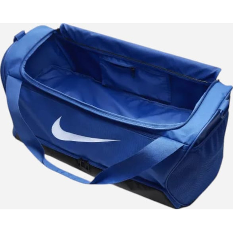 Сумка Nike NK BRSLA M DUFF - 9.5 60L синій, чорний Уні 64 х 30 х 30 см