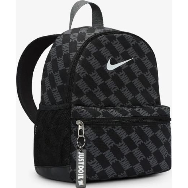 Рюкзак Nike Y NK BRSLA JDI MNI BK-AOP FA25 11L чорний, сірий Діт 25 x 33 x 13 см