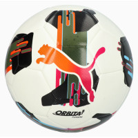 М'яч футбольний Puma Orbita 5 FUSION білий, чорний, помаранчевий Уні 4
